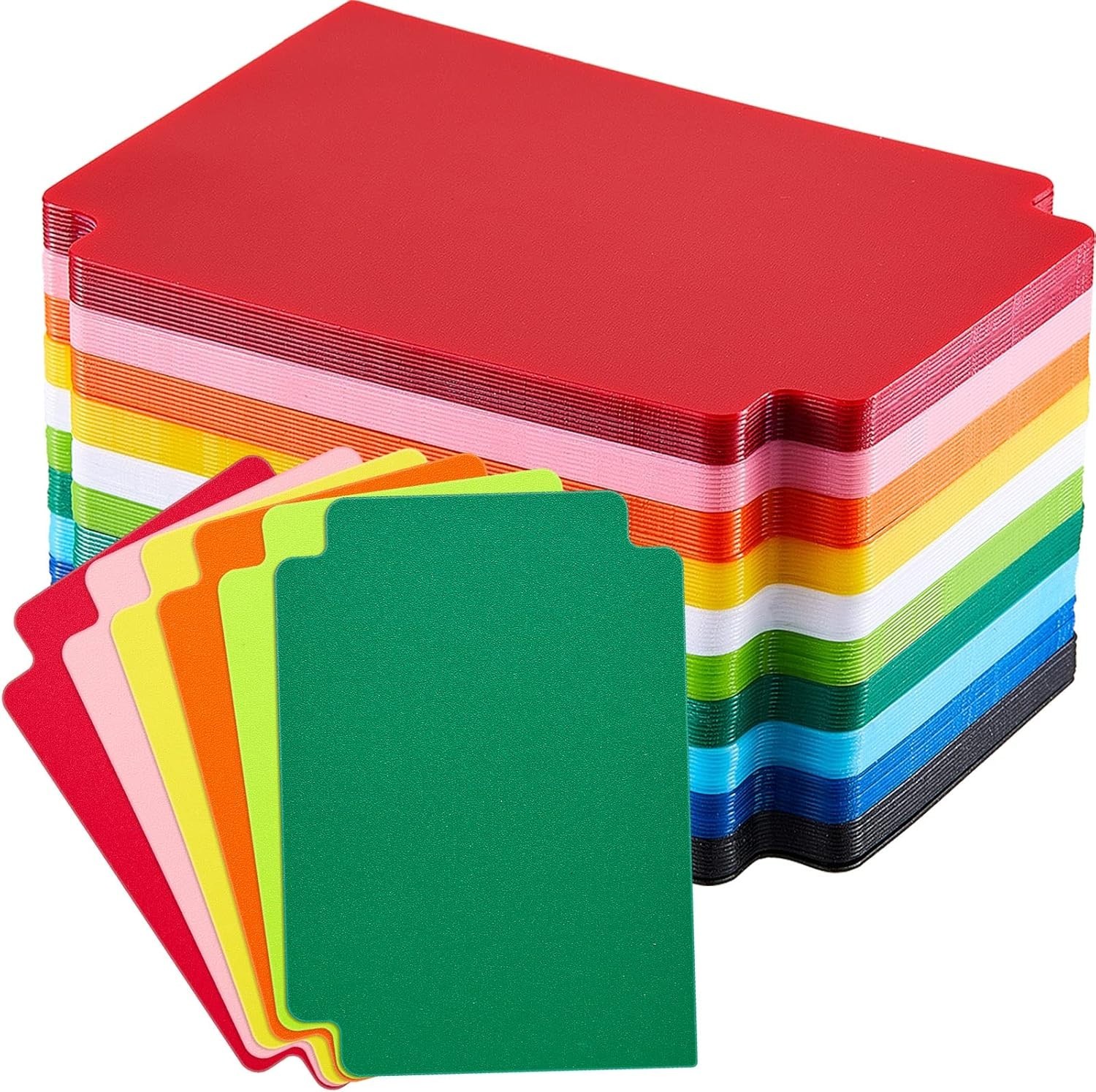 Frosted Card Dividers 2.7×3.8 Inches – 100 Pcs for Efficient Card Organization
