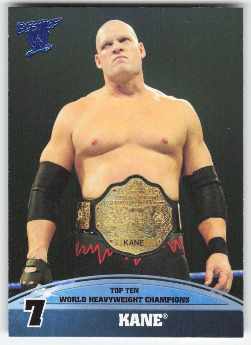 2013 Topps Best of WWE Top 10 World Heavyweight Champions Kane #7