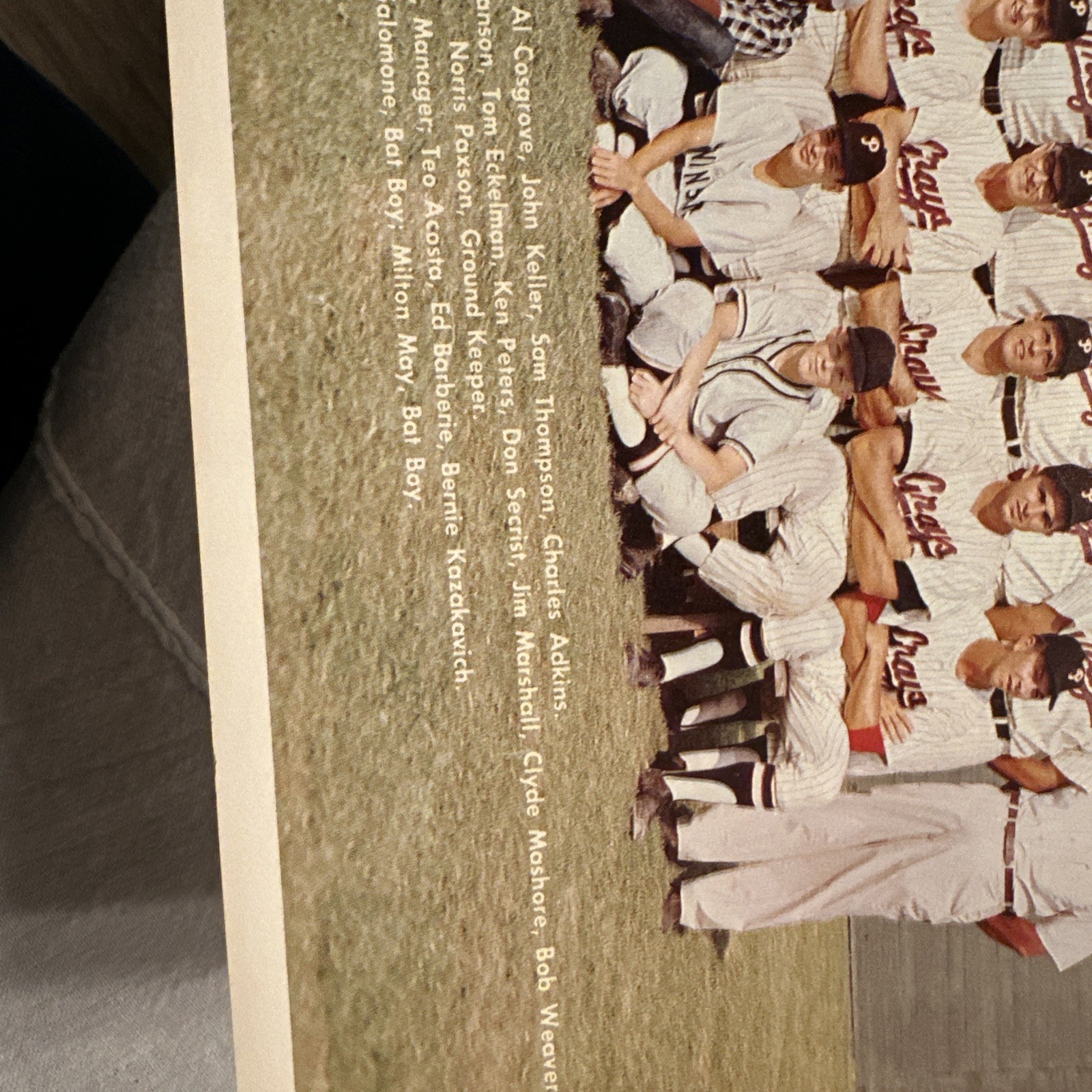 1965 Peninsula Grays Team Photo – Reds Affiliate – 5 Future MLB Players