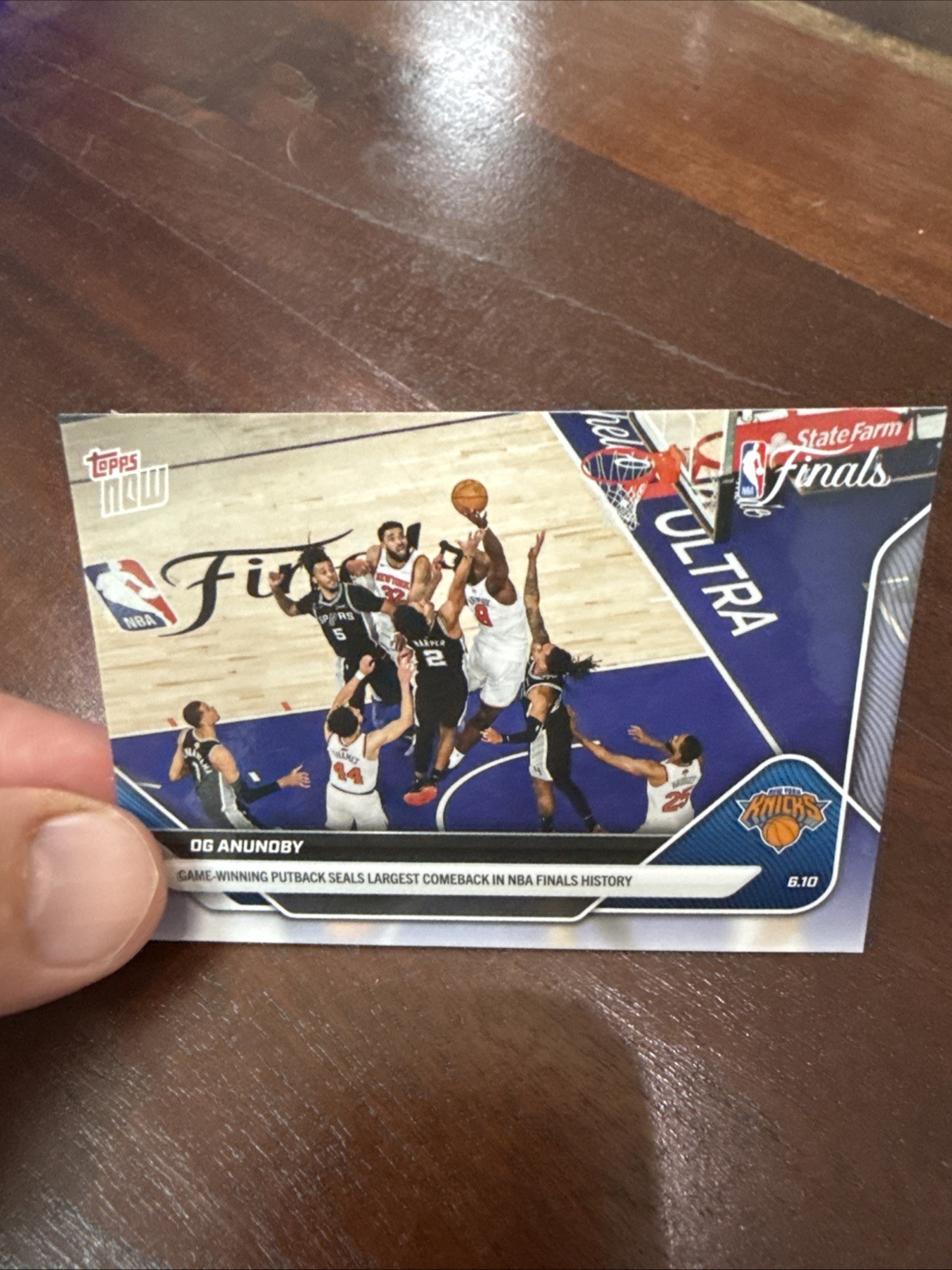 🔥2025-26 Topps Now NBA #336 OG Anunoby New York Knicks IN HAND Multiple Avail
