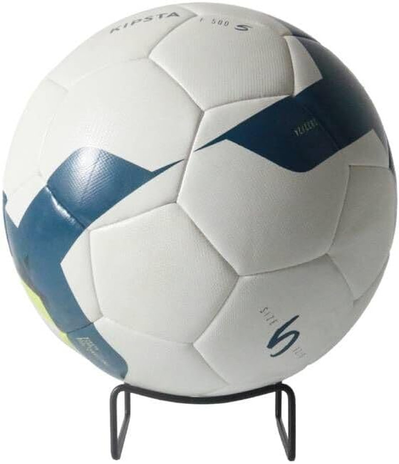 Metal Football Display Stand, Base Holder for Basketball, Bowling, Soccer, Volle