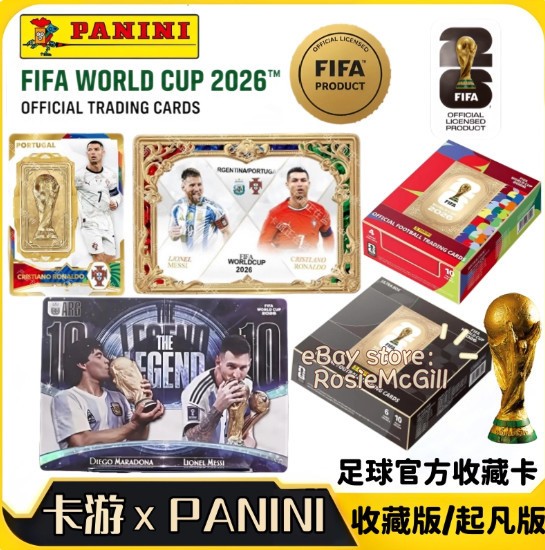 Panini x Kayou 2026 FIFA World Cup Trading Card Sealed Box 4 Cards/10 Packs/Box