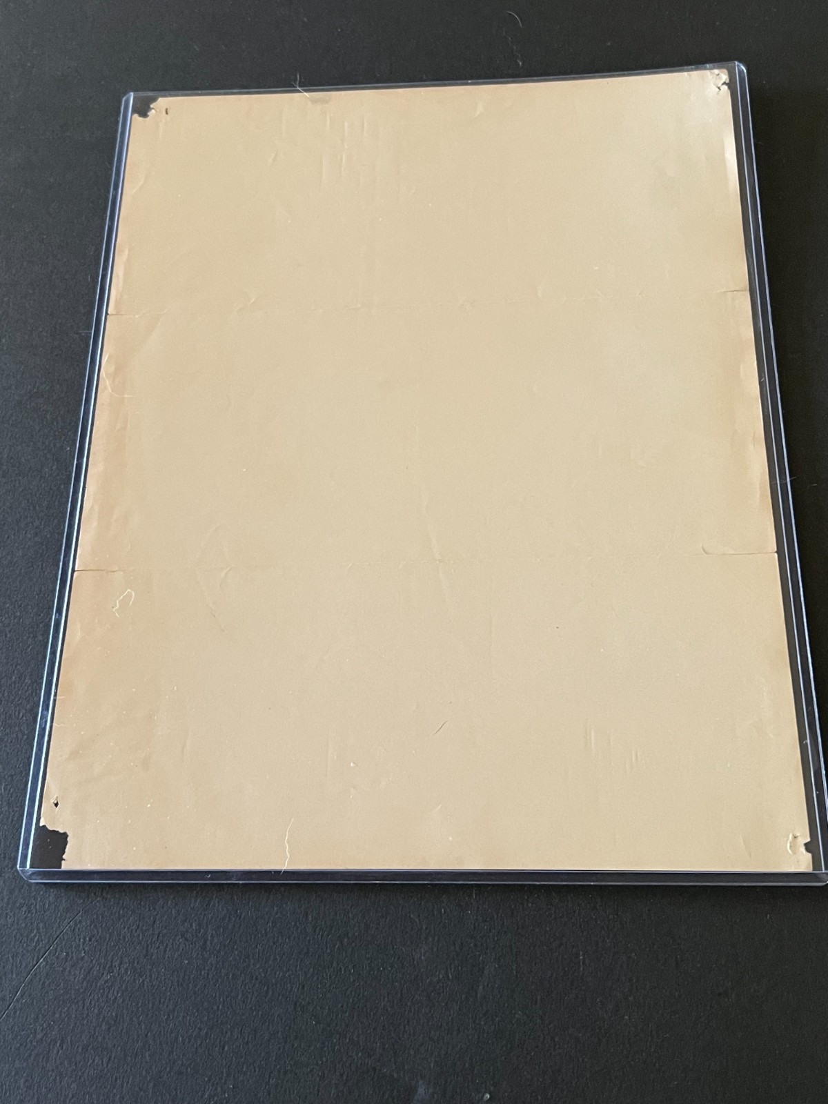 1967 Team Issue Mickey Mantle Trifold- 8 1/2″ x 11″- Mail Response to Fans- worn