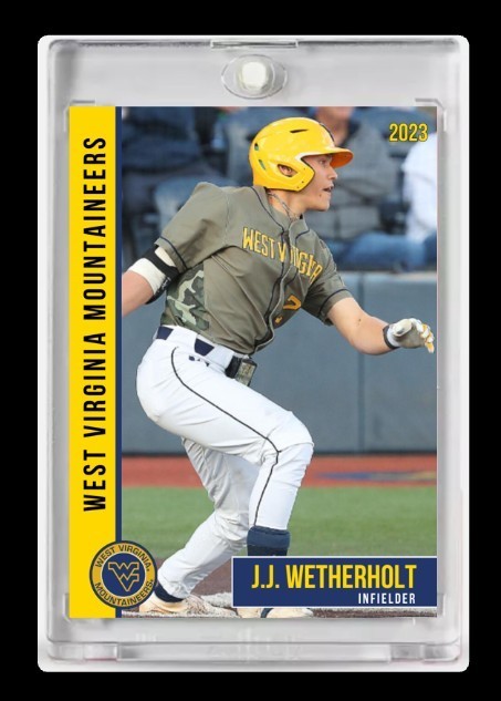 2023 JJ Wetherholt NCAA Futures Stars Rookie Card West Virginia Mountainers