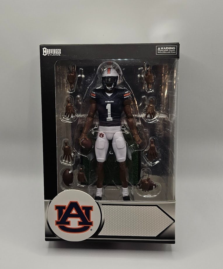 Collegiate Legends Auburn University Tigers NCAA Football Action Figure NEW