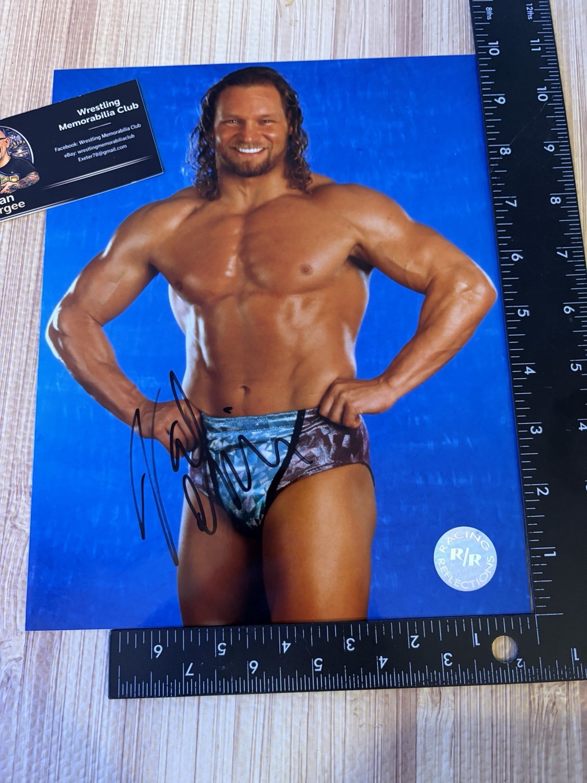 Val Venis Original Official WWF Promo Photo Kodak Racing Reflections WWE