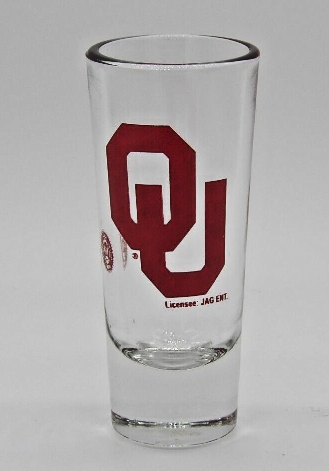 Oklahoma Sooners NCAA 2.5 oz. Clean no chips or cracks