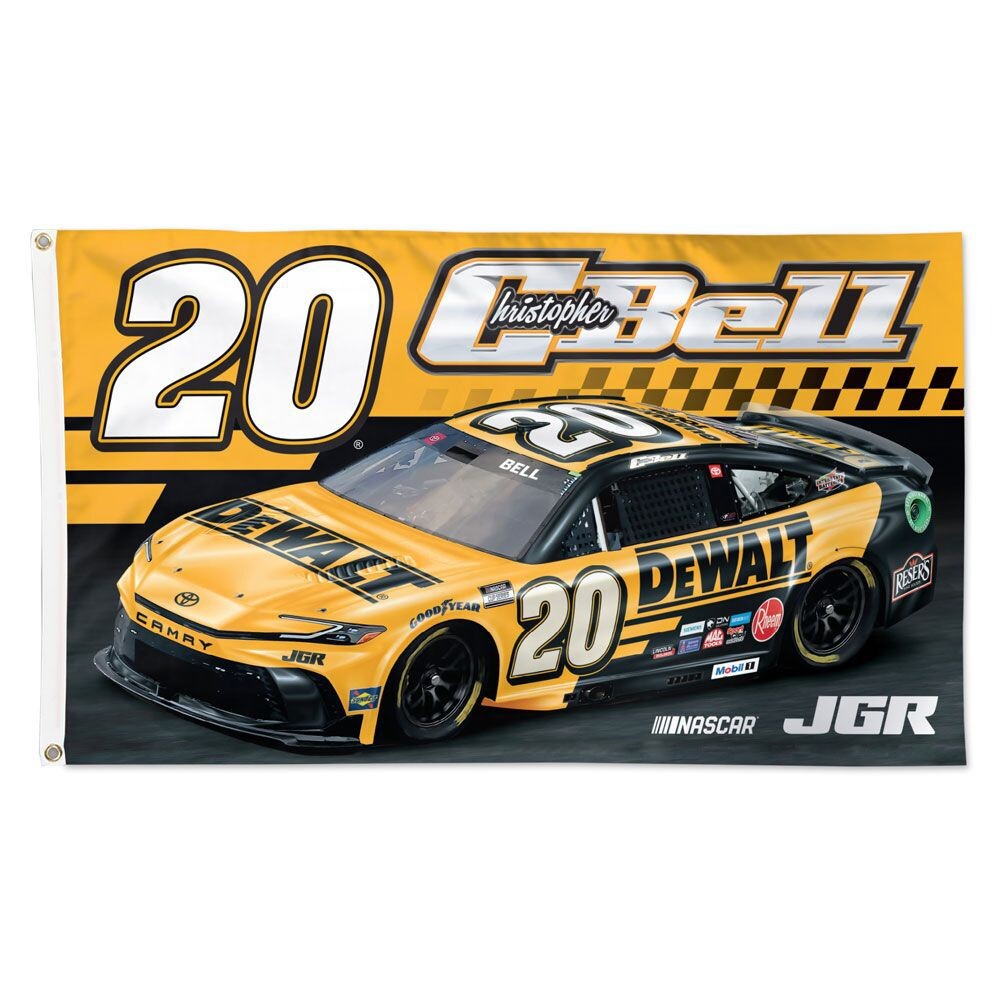 Christopher Bell #22 Nascar JGR Car Racing 3×5 FT Flag Wall Decore Banner