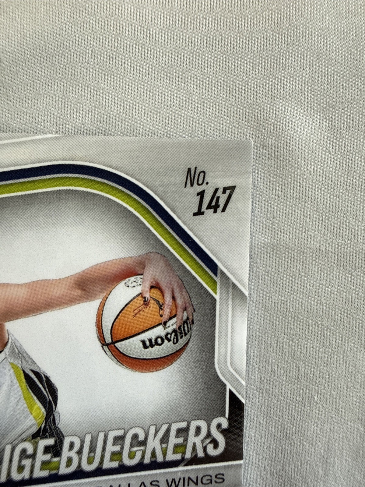 2025 WNBA Prizm Paige Bueckers RC Blue Velocity NM Dallas Wings Rookie #147