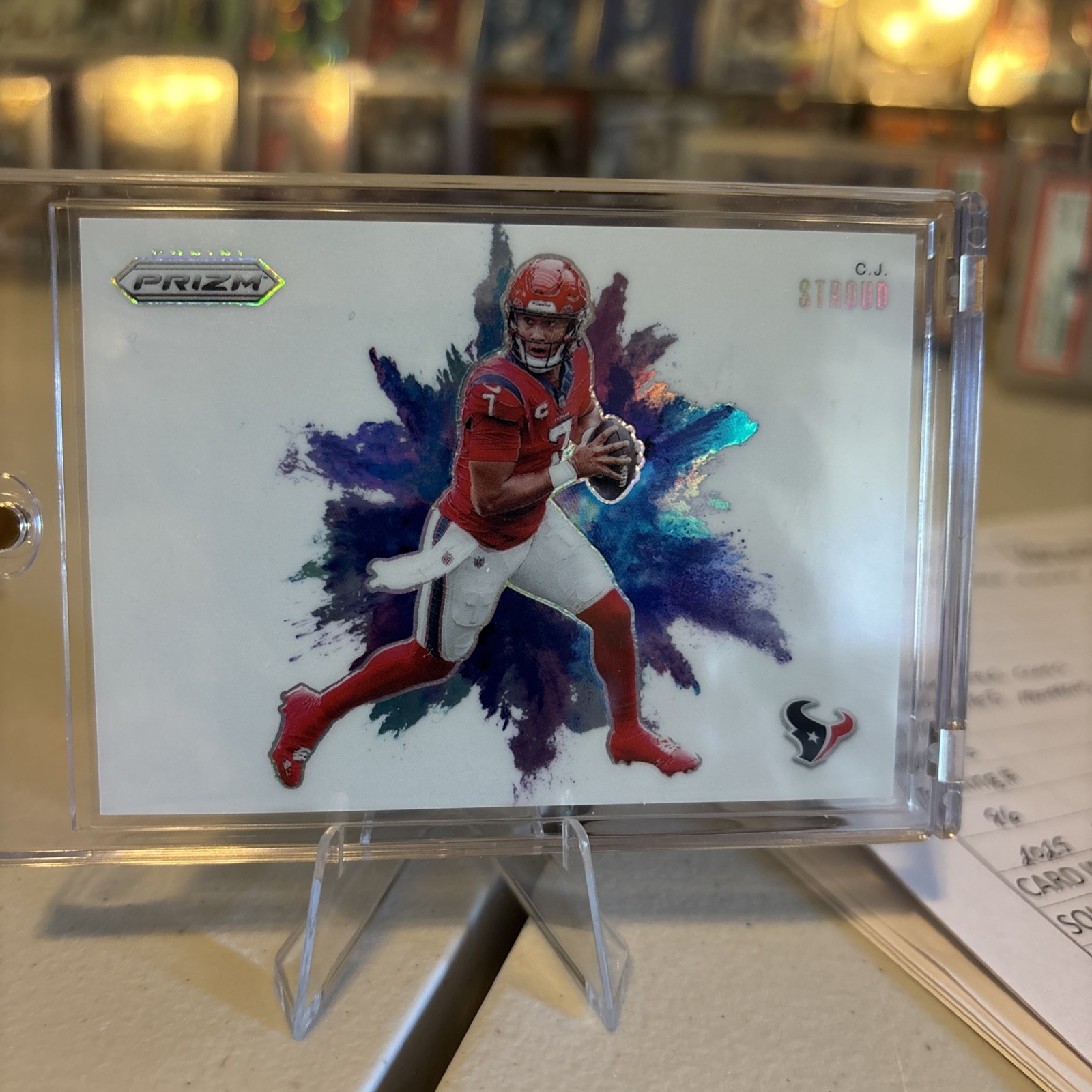 2024 Prizm CJ Stroud # 22 Horizontal Color Blast 💥 Clean💥