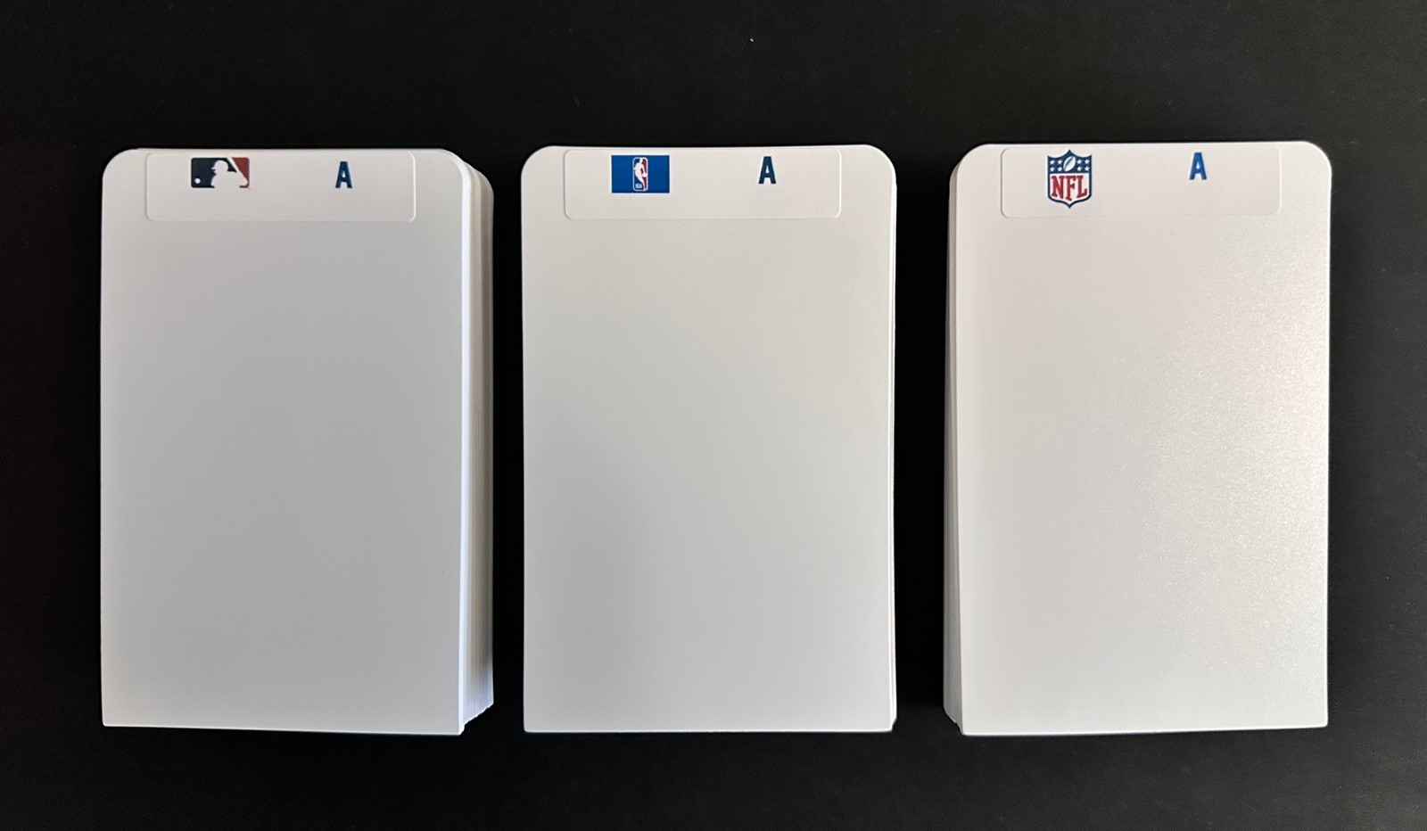 BUNDLE* – 3 League TALL Size Dividers – *NFL *MLB *NBA A-Z !