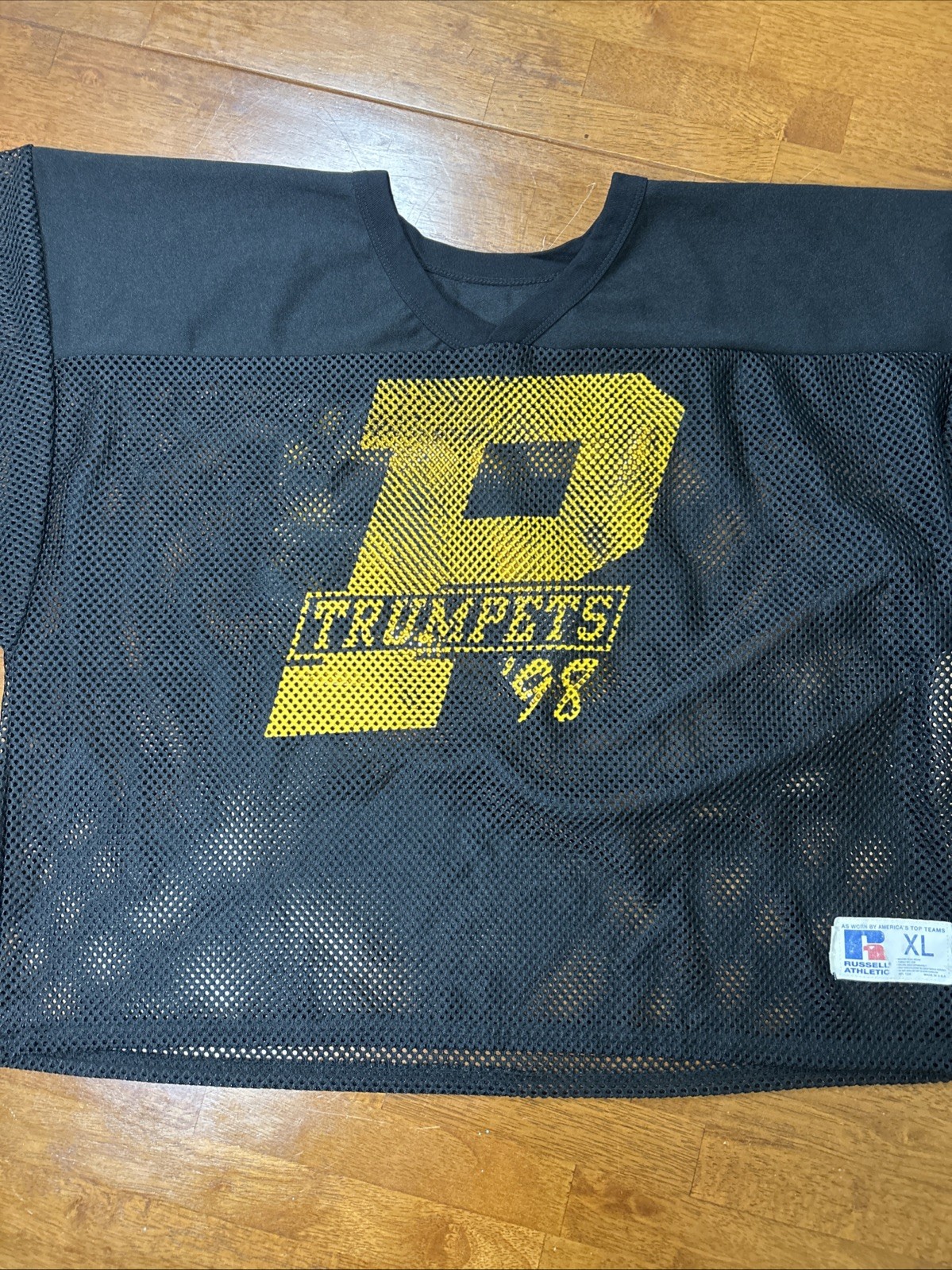 Vintage Russel Athletic Purdue University Band Jersey Size XL 1998 Mesh Y2K