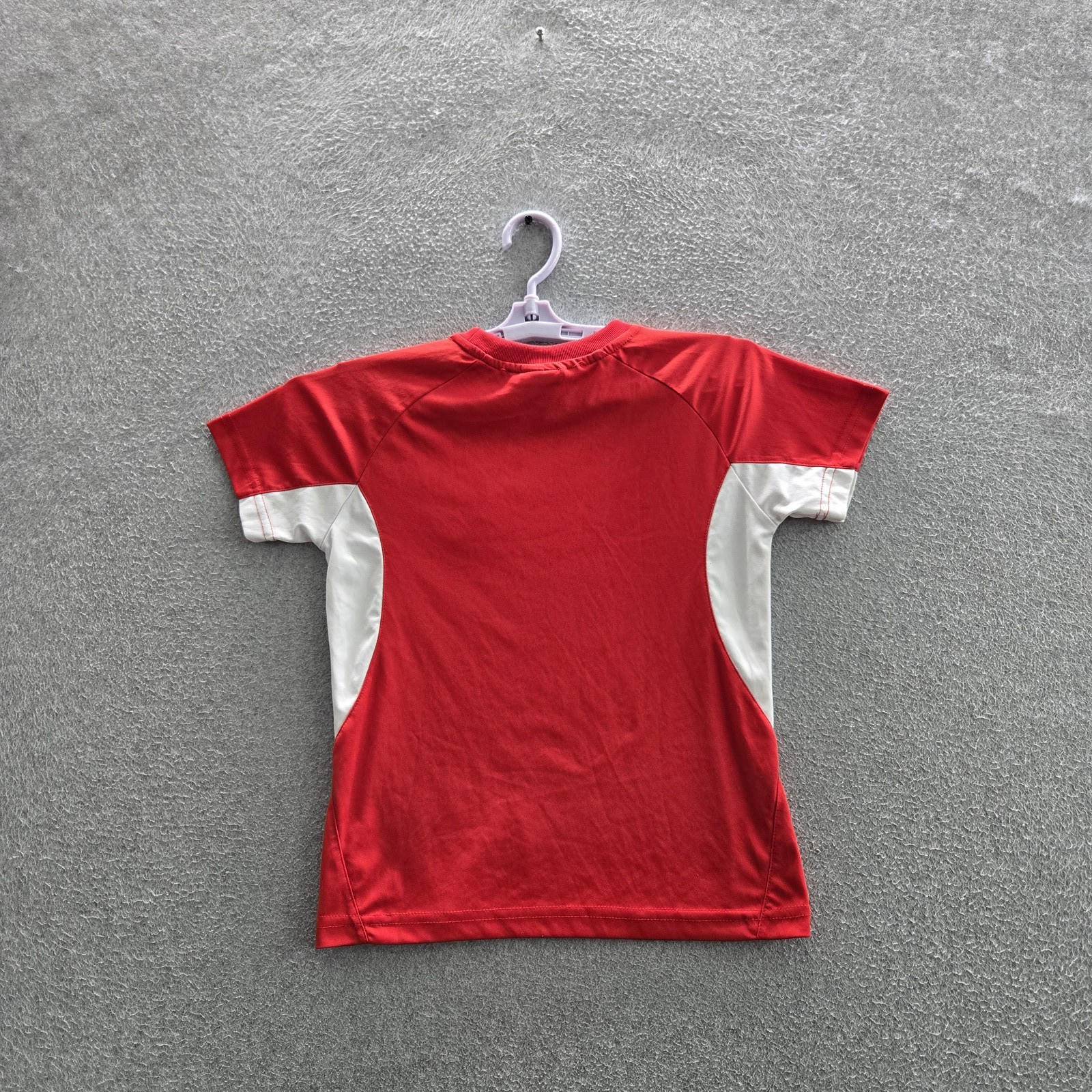 Arsenal Boy Jersey M Red Embroidered Colorblock Logo Soccer Training Kit
