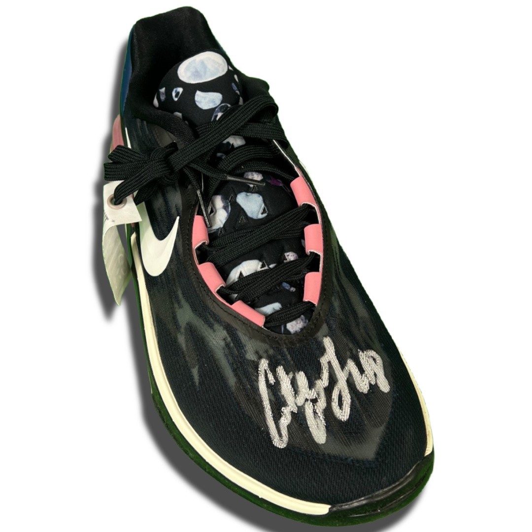 Antoine Walker autographed signed sneakers Boston Celtics JSA