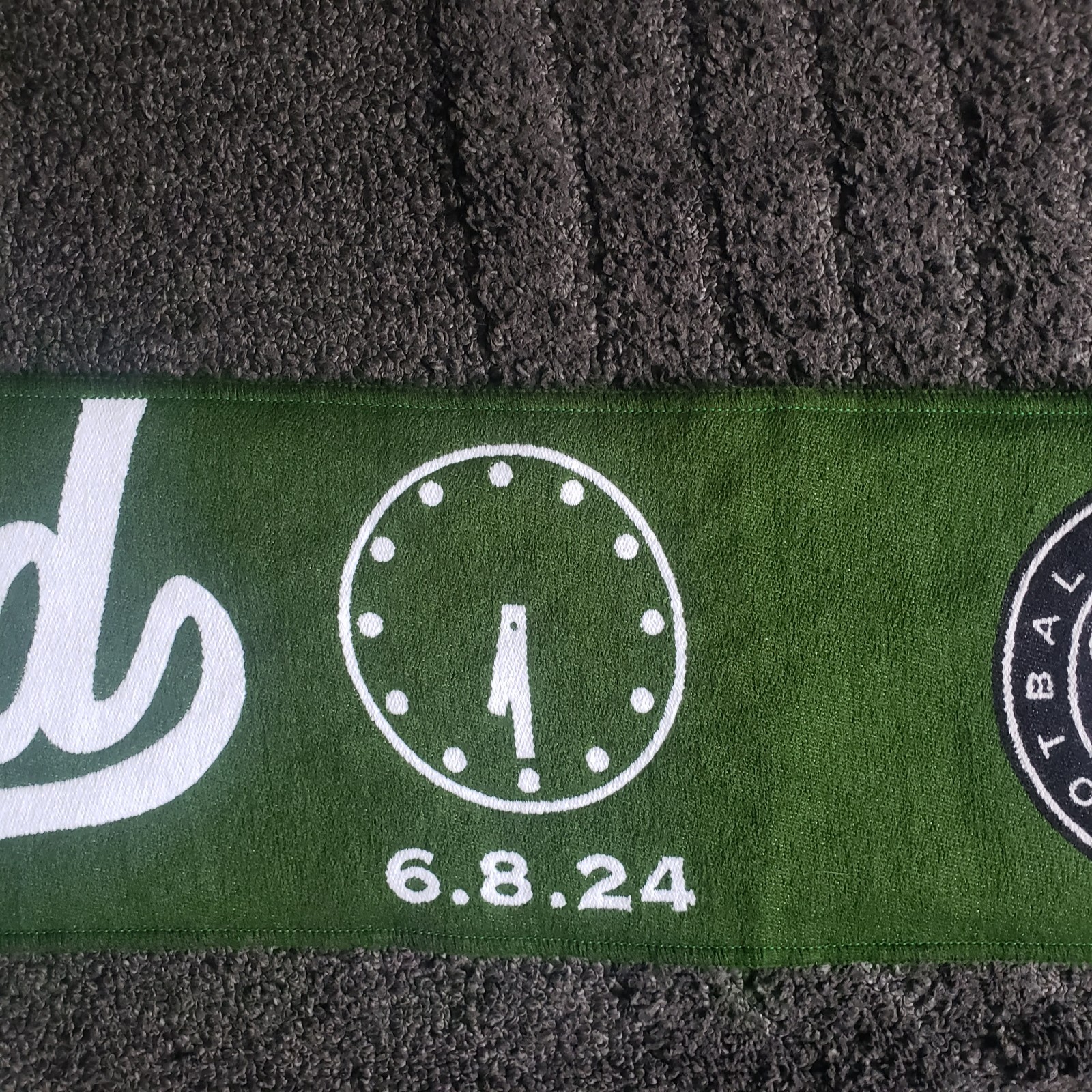 Chicago Red Stars Vs Bay Fc. Commemorative Scarf From 6/08/24 Wrigley Field NWSL