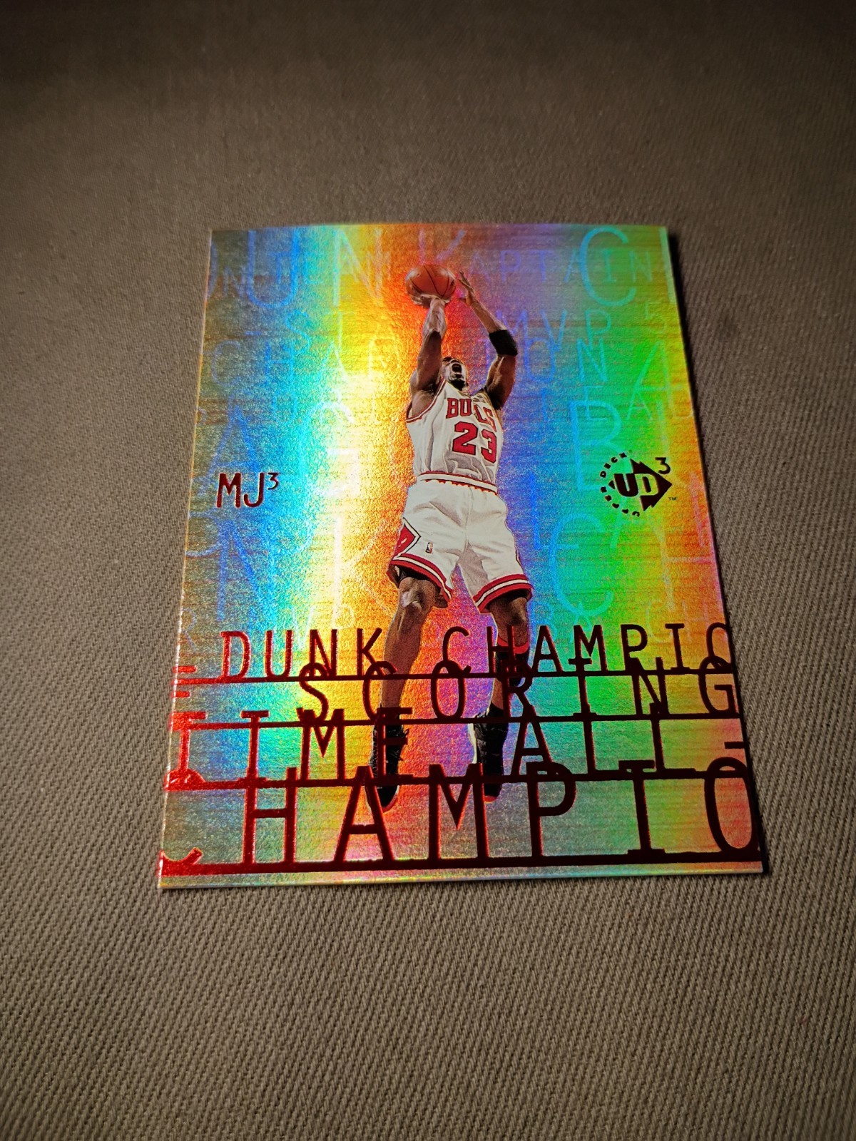 1997-98 Upper Deck UD3 – Mj3 Michael Jordan #MJ3-2 • Ready To Send For Grading