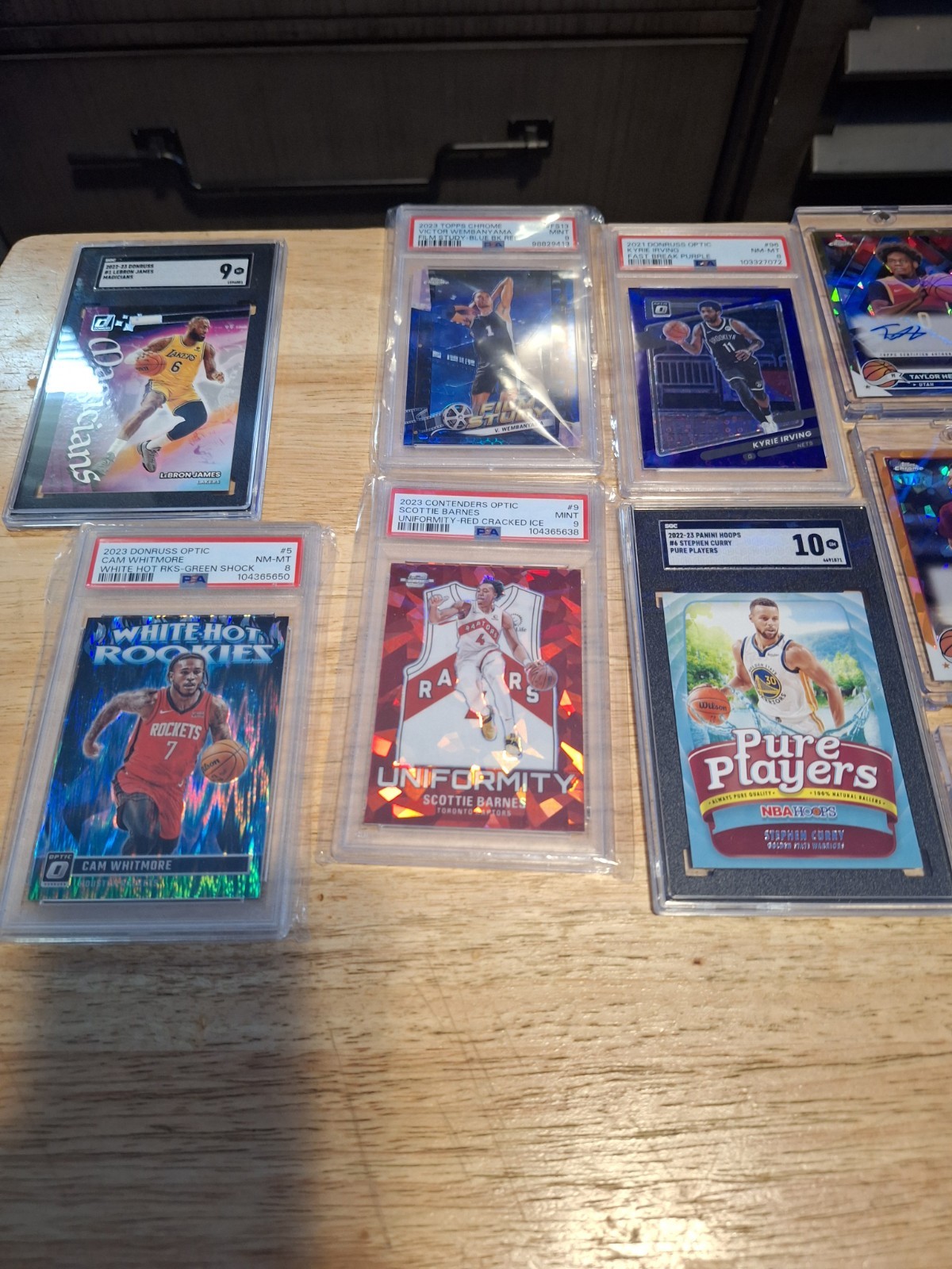 15 Basketball Lots 1 Slab And A Mix Of Auto, Sp, Numbed And None Numbered Cards