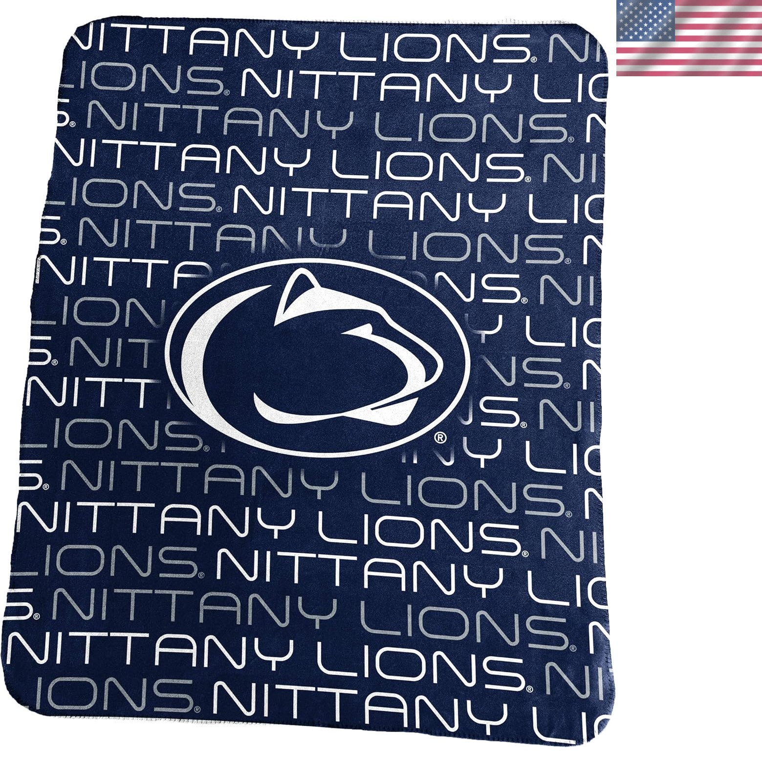 Super Soft NCAA Penn State Fleece Throw Blanket – Perfect for Game Days 50″x60″