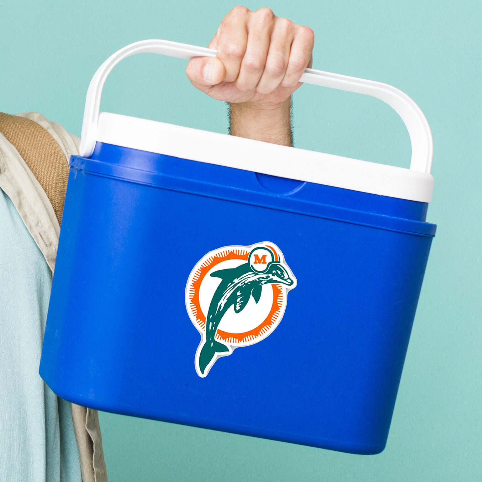 1980 – 1996 Old Miami Dolphins Logo Retro Vintage Sticker Decal Car NFL football