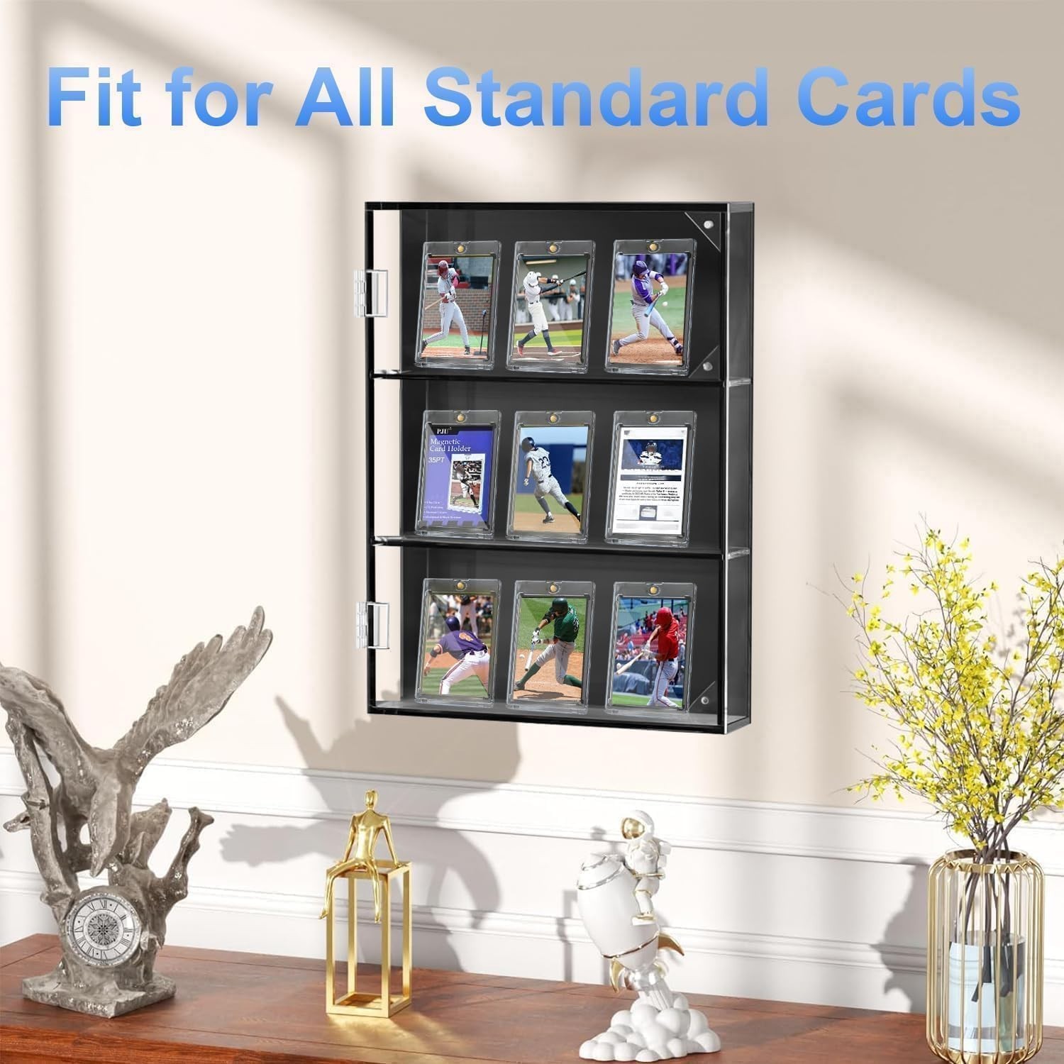 Clear Magnetic Card Holders – 35pt Thickness with U-V Protection, 30 Count