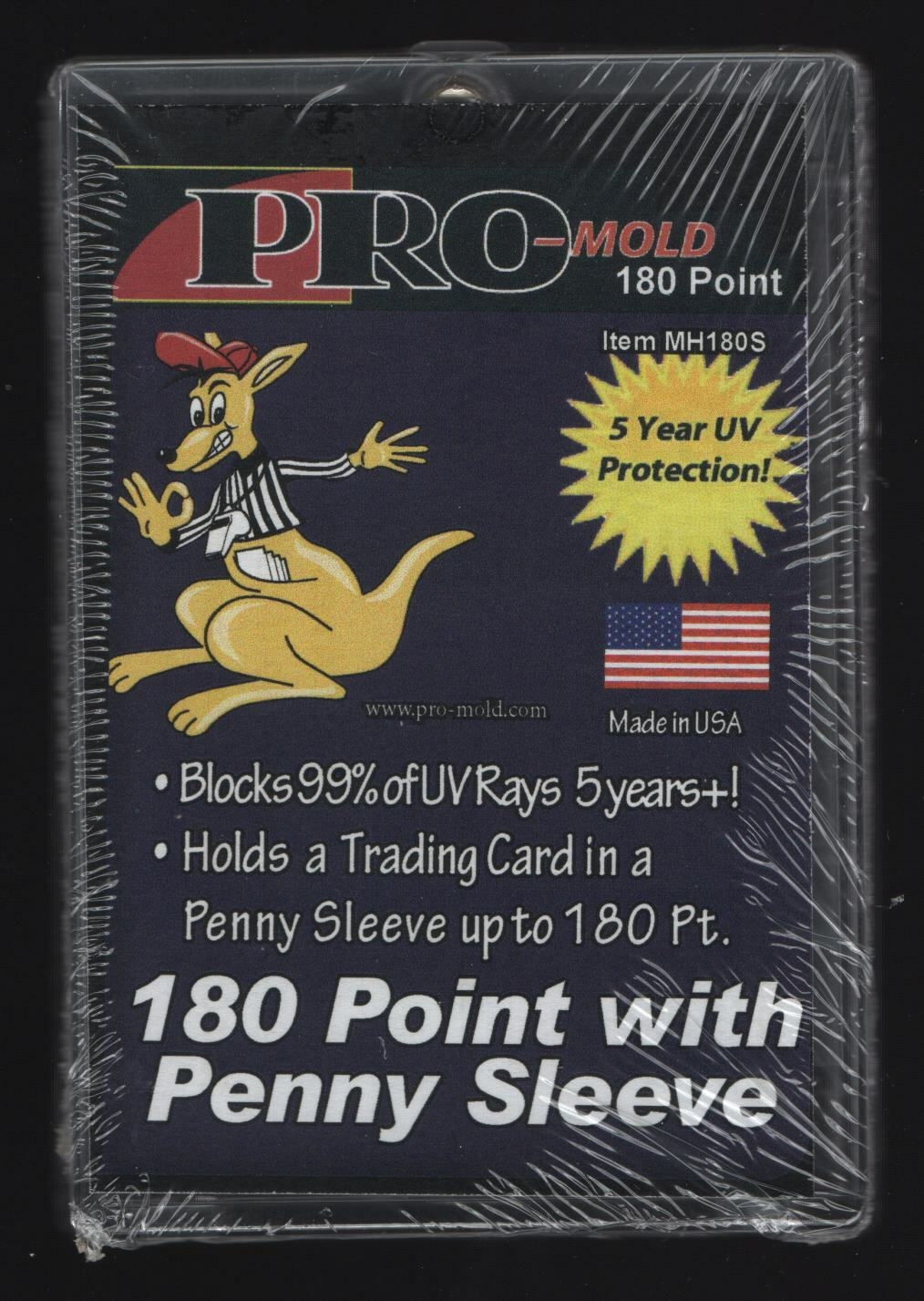 Pro-Mold 180pt Sleeved Card Size Magnetic Trading Card Holder with Penny Sleeve