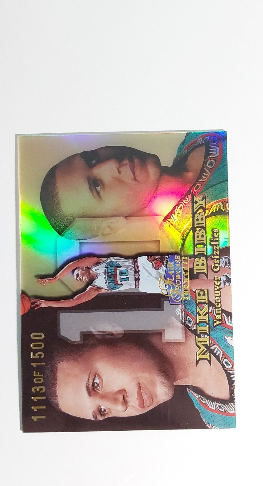 1998-99 Flair Showcase – Mike Bibby #28 Row 1 /1500 (RC)