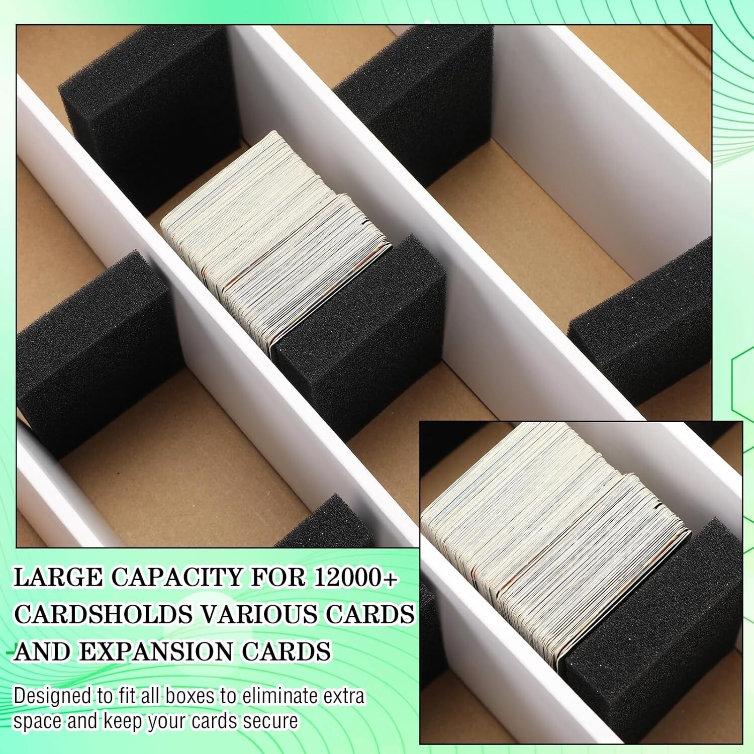 4pc New CSP 5000 Count SUPER Monster Cardboard Sports Trading Card Storage Boxes