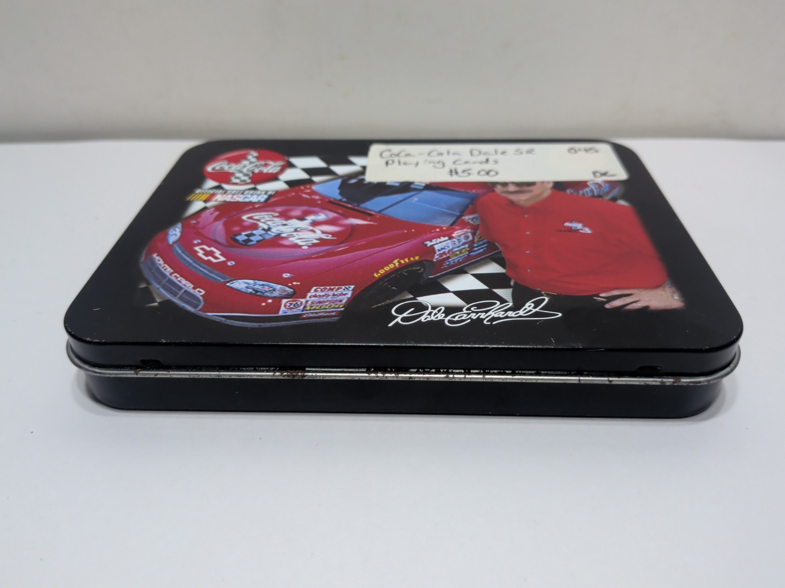 Coca-Cola NASCAR Dale Earnhardt Playing Cards Tin Set Modern (1970-Now)