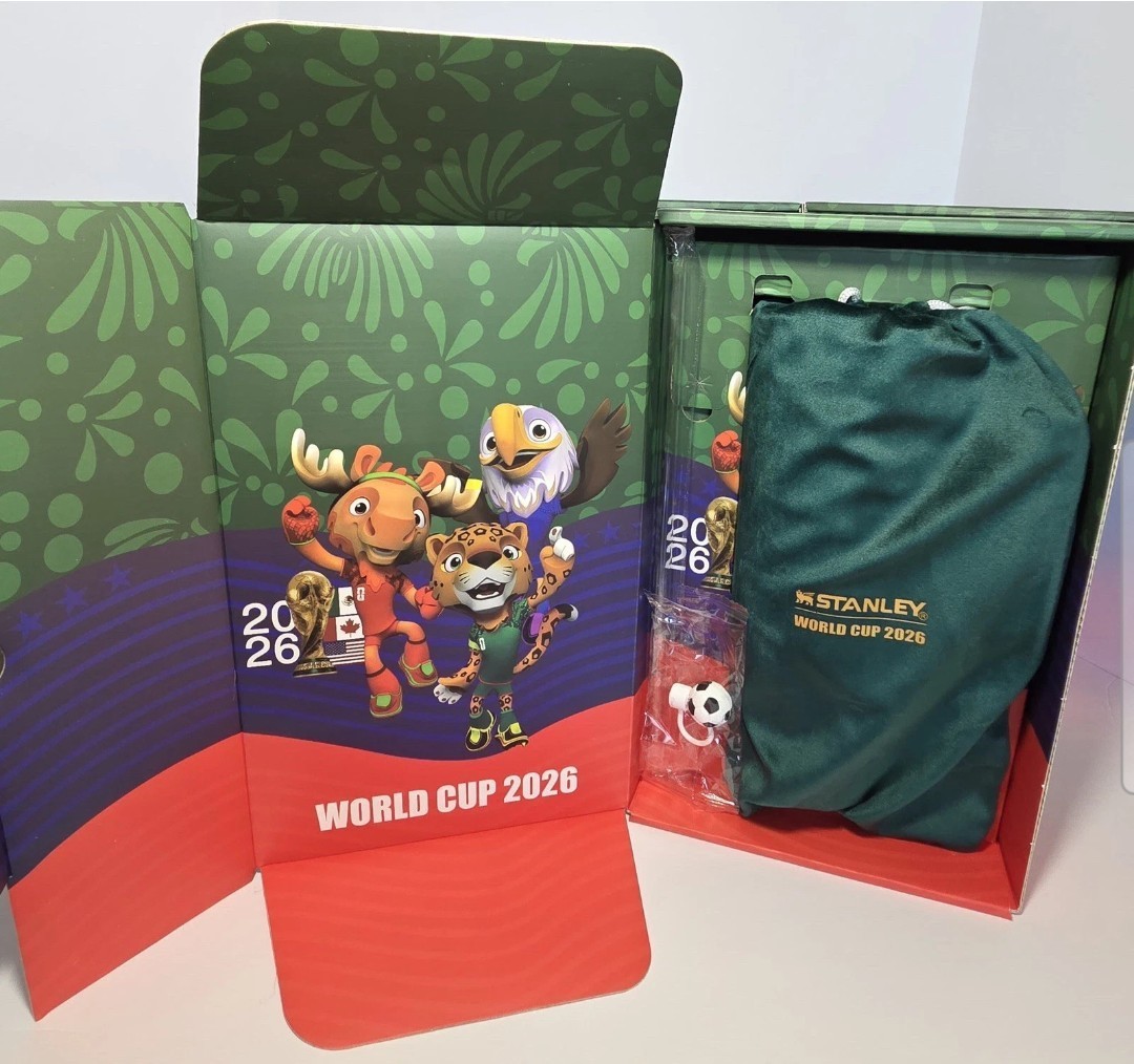 world cup 2026 mascots mexico 40 oz Stanley cup tumbler Mundial 2026