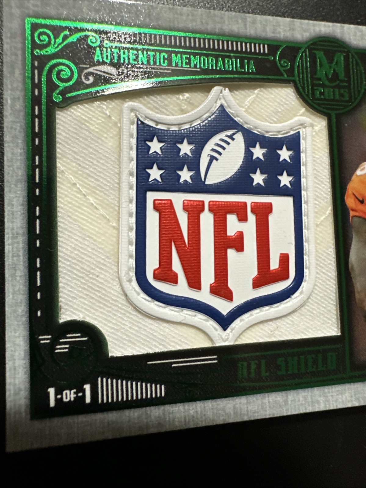 2015 Topps Museum Demaryius Thomas NFL Shield Dirty 1/1