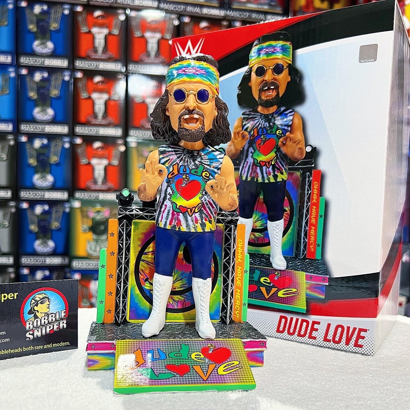 MICK FOLEY “Dude Love” Wrestling WWE WWF Legend Exclusive Bobblehead