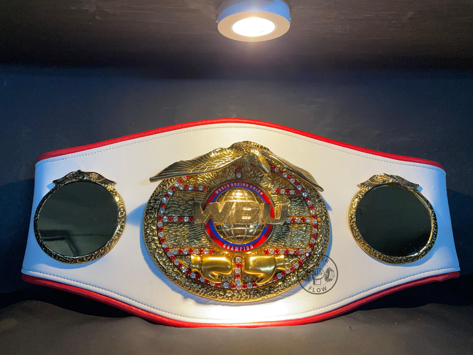 WBU Boxing Belt Championship World Boxing Union 3D Metal Plates Leather Strap