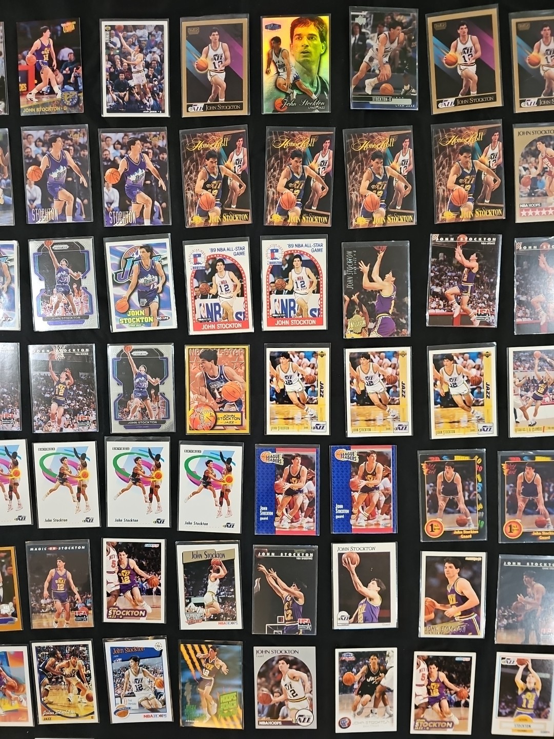 Lot of (200) John Stockton Cards – Fleer Metal/Inserts – 90’s – Utah Jazz