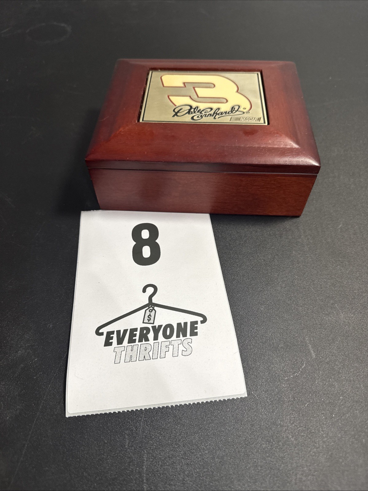 Dale Earnhardt #3 Collector Jewelry Box Cherry NASCAR Racing