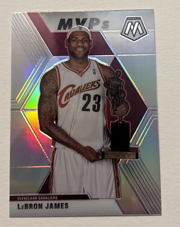 2019-20 Panini Mosaic – MVPs LeBron James #298 Silver Prizm