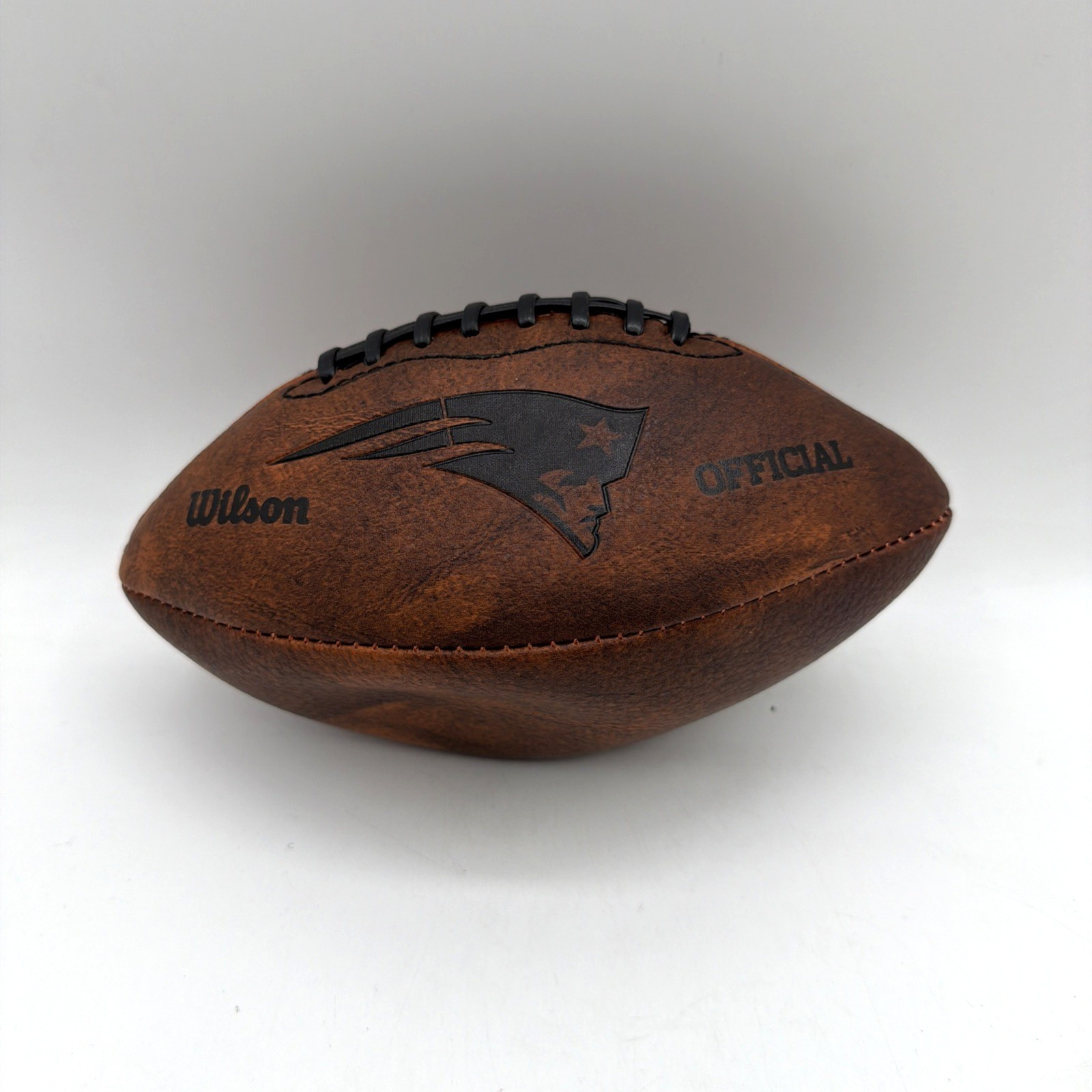 New England Patriots Vintage Throwback Mini 9″ Football by Wilson