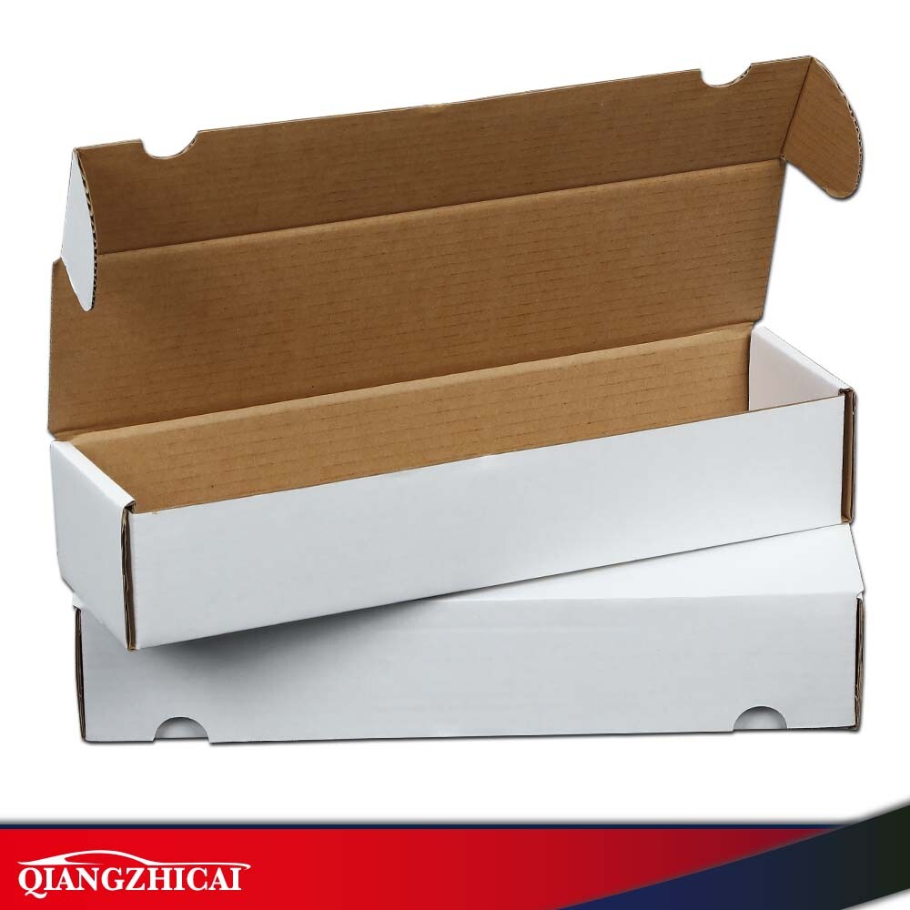 25 Storage Boxes LOT 800 Count CT Sports Cards Trading White MAX Pro Shipping US