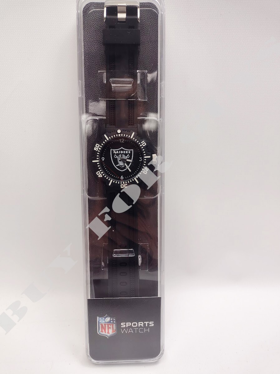 Las Vegas Raiders Men’s Black Watch – (NFL) Model Three