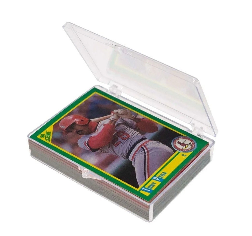 X6 BCW Hinged Boxes For Deck Of Cards Hold 55 Trading Gaming / Sport Cards New