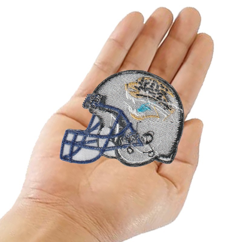 10 pcs Jacksonville Jaguars Helmet Logo Size 3.3 in x 2.5 in Sew Iron On Patches
