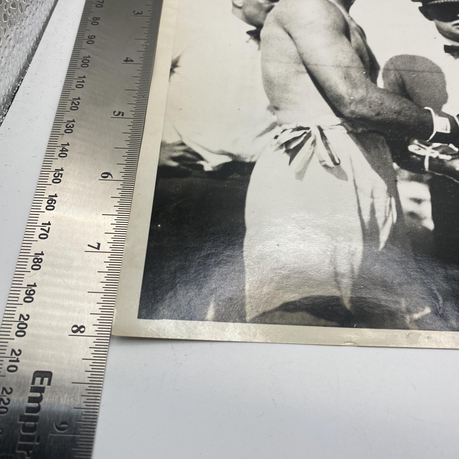 Vintage Jack Dempsey Tommy Gibbons 1923 Original Boxing Photo 8x10in Black White