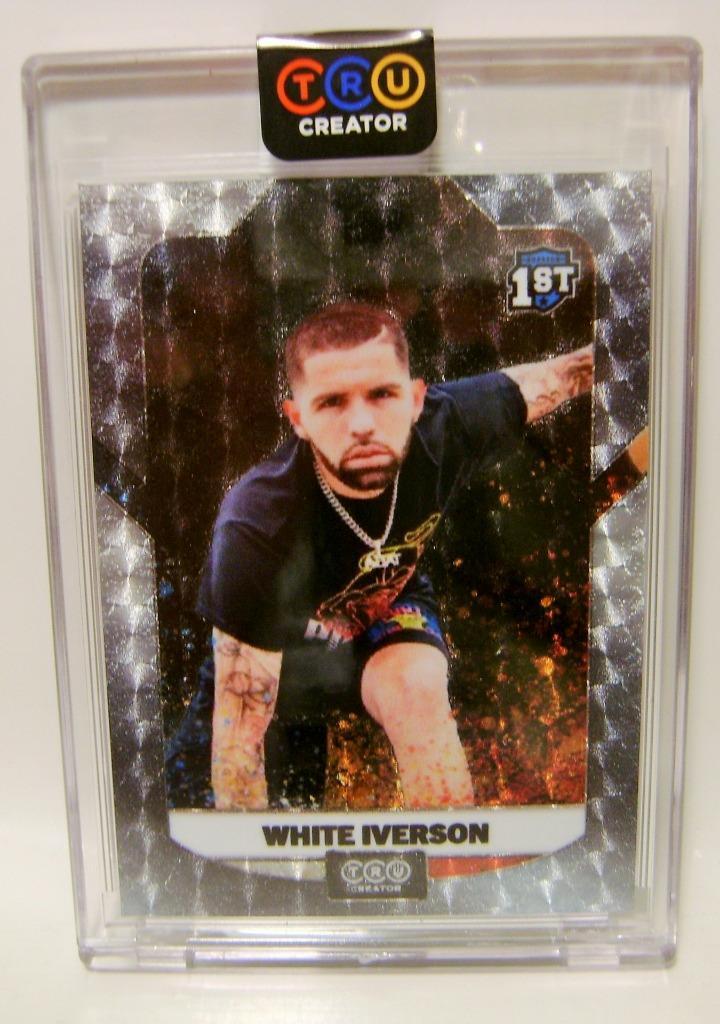 WHITE IVERSON 1/1 ONE OF ONE BASKETBALL TRU CREATOR 1ST 2023
