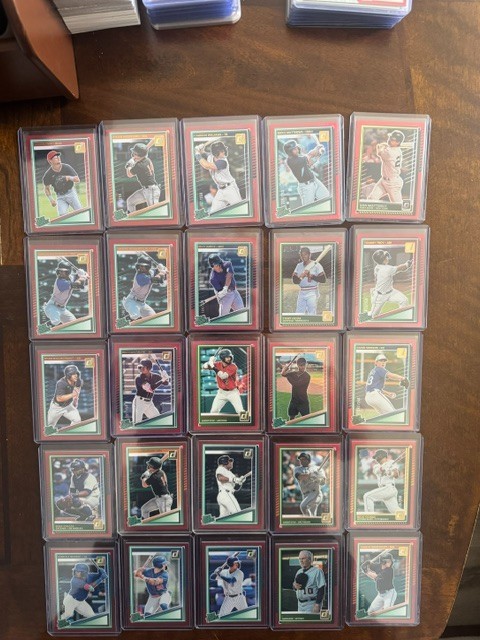 2025 Donruss 272 Card Color # Lot – Green, Purple, Orange, Red, Green SP CRAZY!