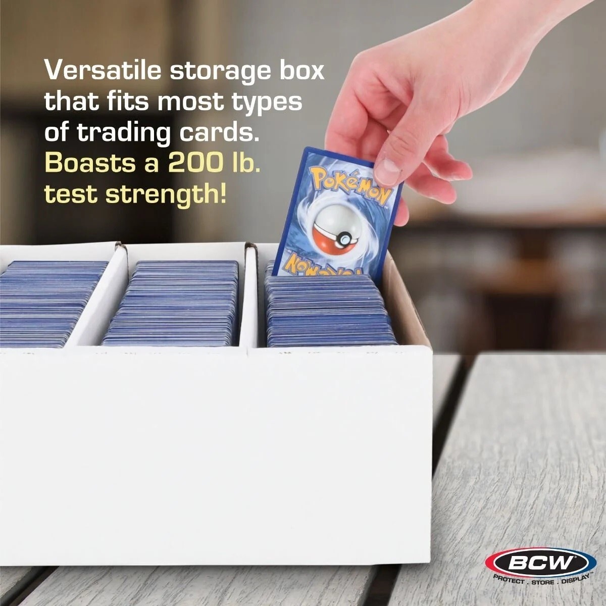 x6 BCW 3200 Monster Shoe Box Hold Trading Cards Cardboard PMG Coin Slab Storage
