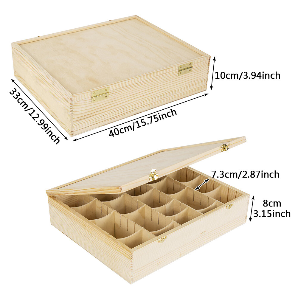 Wooden Sport Card Storage Box Trading Card Organizer Football Card Collection US