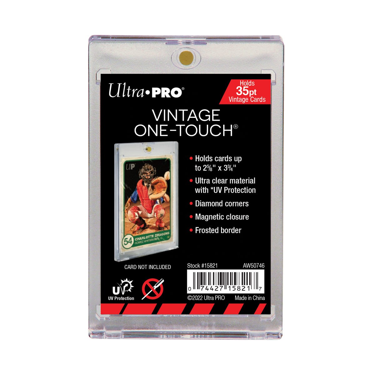 Ultra Pro Vintage Card One-Touch UV Magnetic Holder up to 35pt in thicknes