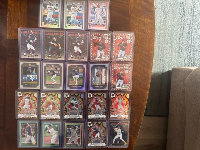 2025 Donruss 272 Card Color # Lot – Green, Purple, Orange, Red, Green SP CRAZY!