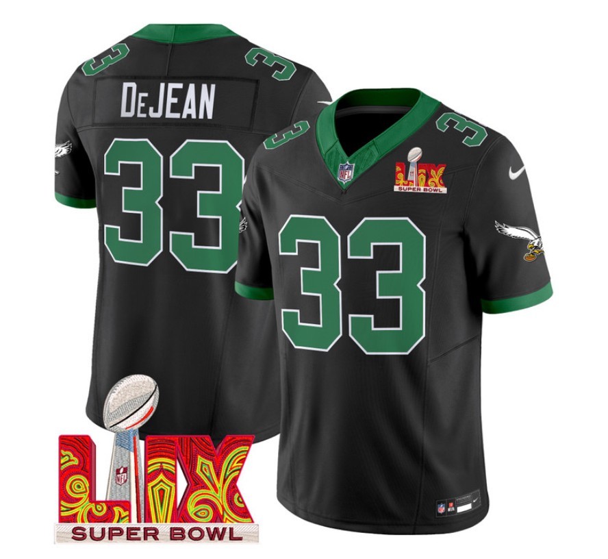 Cooper DeJean #33 Philadelphia Eagles Choice of Kelly Green All Stitched Jersey