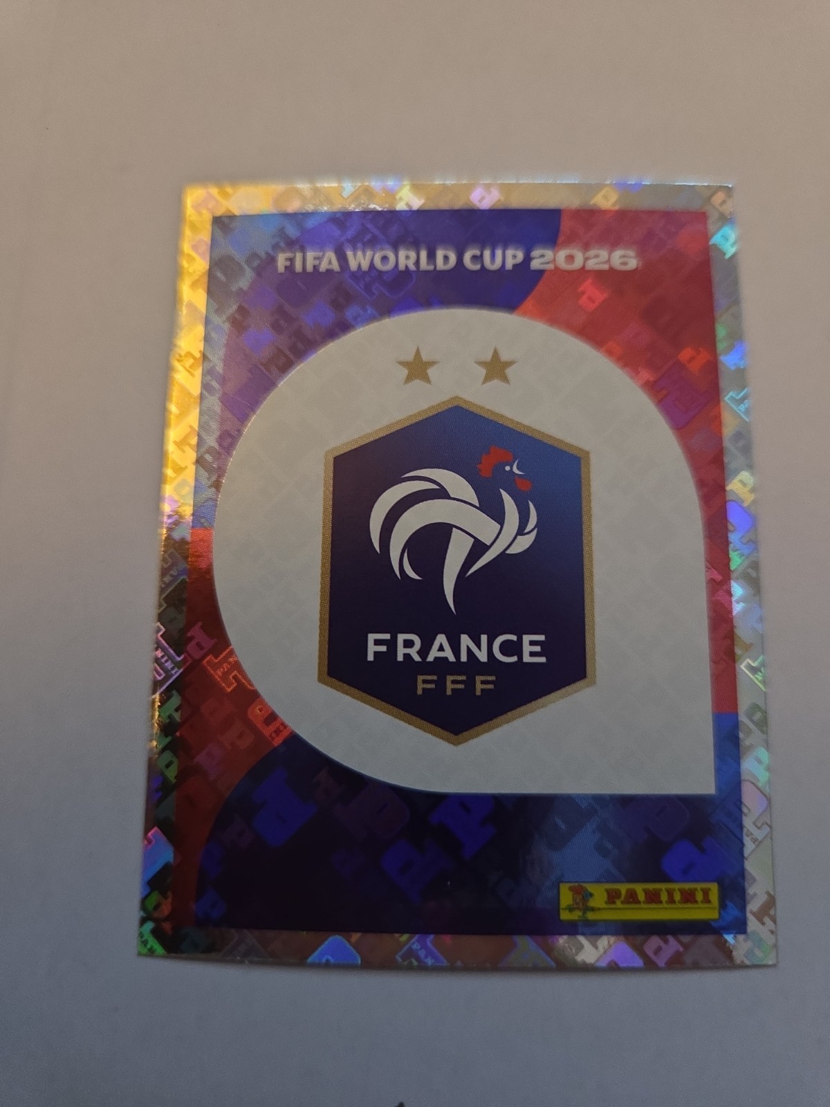 2026 Panini FIFA World Cup Sticker France Team Logo #FRA 1