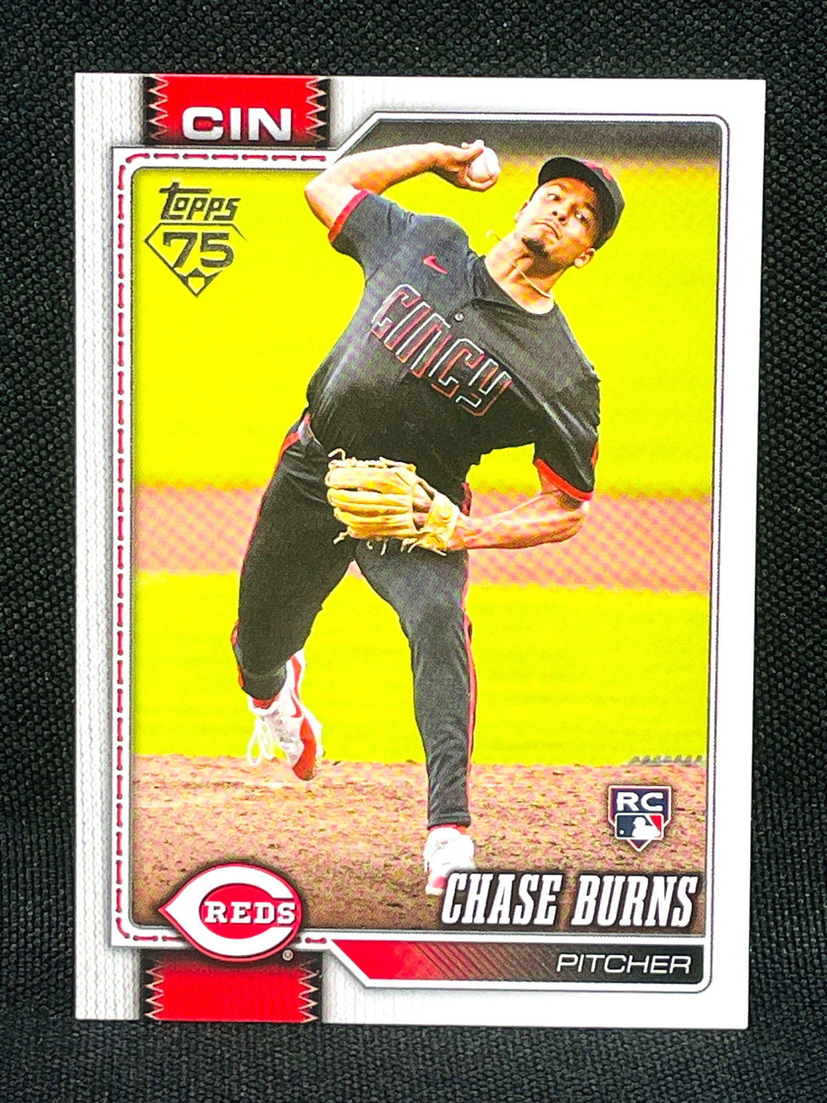 2026 Topps Series One Baseball Card #312 – CHASE BURNS RC – CINCINNATI REDS